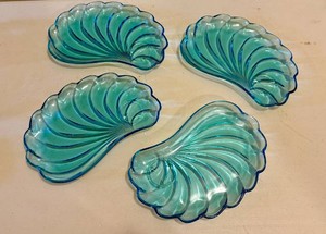 Vintage Snack Plates - inc. Hazel Atlas