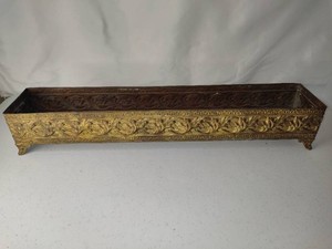 Long BrassTin Planter