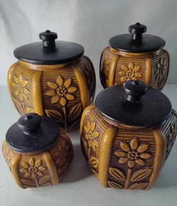 Haeger Pottery Canister Set