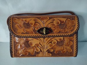 Hand Tooled Leather Handbag