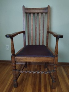 Solid Wood Carver Arm Chair