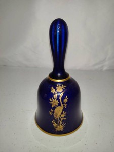 Bareuther Waldassen Cobalt Blue Dinner Bell