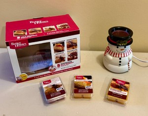 Better Homes and Gardens Snowman Wax Warmer and Wax
