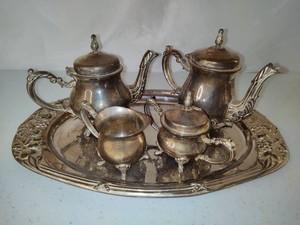 Vintage Silver Plated Tea Set
