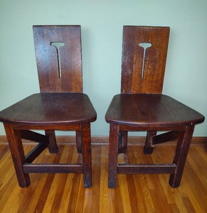 Solid Wood Arts & Craft Style Chairs