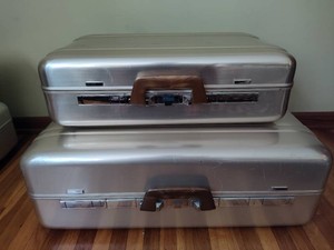 Zero Haliburton Aluminum Suitcases (Lot 1)