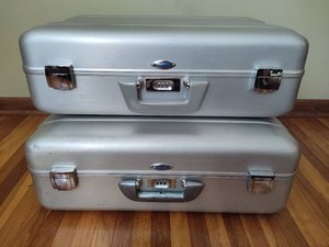 Zero Haliburton Aluminum Suitcases (Lot 2)