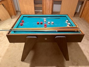 Vintage Bumper Pool Table