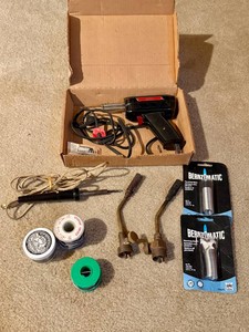 Soldering Gun and Assorted Accessories