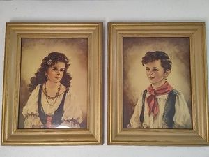 Chiko (Chico) & Elena Framed Prints by Ann Allaben