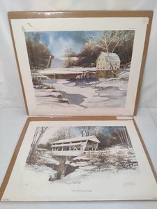 McCoppins Mill & Rock Mill Covered Bridge Prints - SignedNumbered by James D. Werline