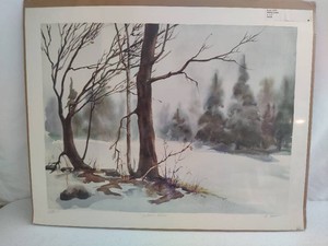 Snow Pines SignedNumbered by N. Best