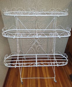 Shabby Chic Three-Tier Plant Stand