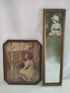 Spring Song by Simon Glucklich Framed Art & Antique Wall Mirror
