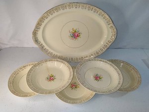 Taylor Smith Taylor Serving Platter & Bowls