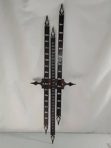 German Sliding Wall Perpetual Calendar