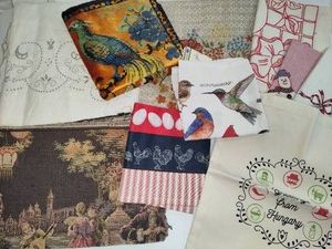 Assortment of Aprons, Tip Towels & Tablecloth