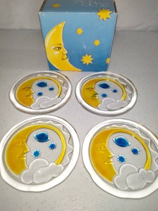 Studio Nova Set of Four Celestial Glass Coasters