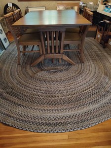 Large Oval Braided Rug