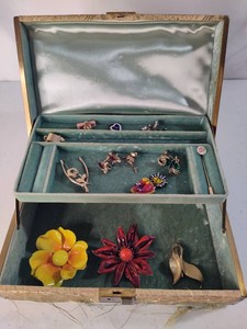 Jewelry Box wAssorted Jewelry