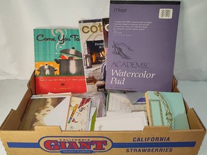 Iron Range Recipe Book, Watercolor Pad & Assorted NotesCards