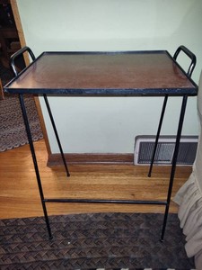 Mid Century Hair Pin Stacking Table