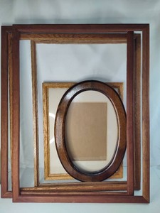 Large Wood Square & Oval Frames