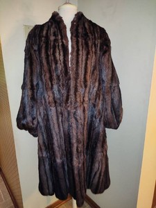 Carol Brent Long Fur Coat - Damaged - See Description