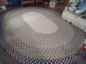 Very Large Braided Floor Rug