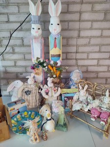 Huge Lot of Easter Decor