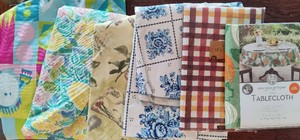 Lot of Vinyl Tablecloths