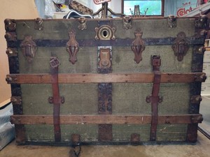 Large WoodMetal Trunk