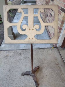 Wrought Iron Music Stand