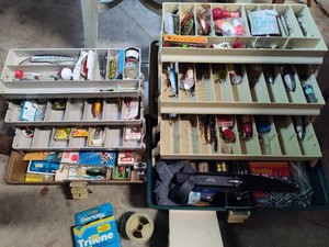 Two Tackle Boxes - Filled