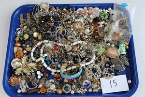 Large Lot of Vintage Costume Jewelry