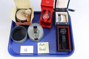 Mens Boxed Watch Lot - Citizen, Tommy Bahama, MVMT, Philip Stein, Skagen, Coca Cola