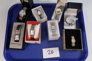 Boxed Watch Lot - Caravelle, Skagen, Kenneth Cole, Anne Klein, August Steiner  more