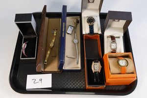Womens Watch Lot - Tory Burch, Anne Klein, Le Chatau, Jules Jurgensen, Seiko, Jimmy Crystal