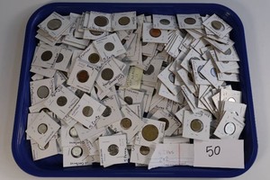 3 Pounds of Foreign Coins in Coin Holders