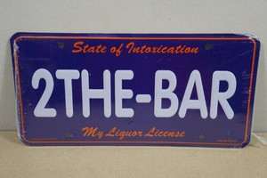 Metal Novelty License Plate
