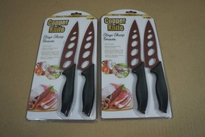 2 Copper Knife Sets