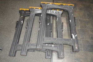 3 Folding Saw Horses