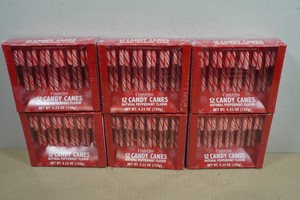 6 12-Packs of Peppermint Candy Canes