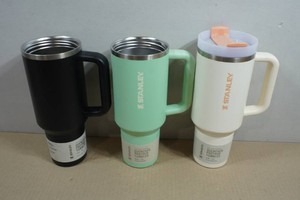 3 Stanley Tumblers - No Straws, Missing Lids