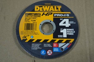 DeWalt 5-Pack Metal Cut Off Discs