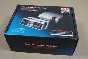 Retro Style Mini Game System with 620 Built-In Games