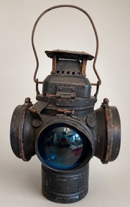 Adlake Railroad Switch Lamp manufactured by the Adams & Westlake Company Non Sweating