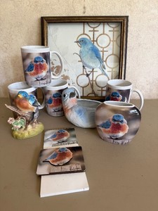 The Mad Bluebird by artist Michael L. Smith Decor Lot