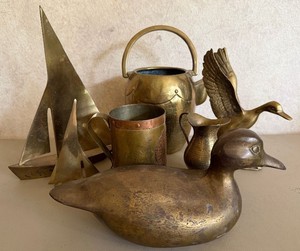 Ducks, Sailboats and Others Brass Lot