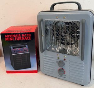 Two Working Space Heaters